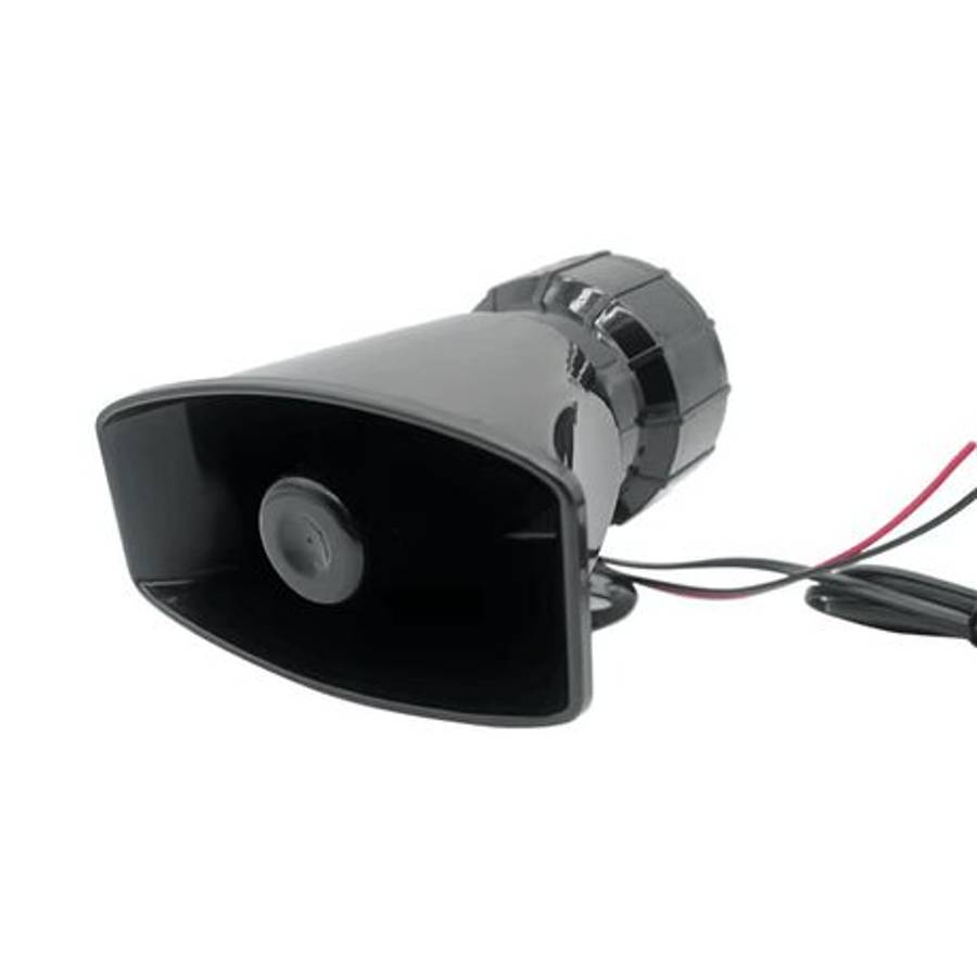 100W Electric 7 Sound Car Siren with Warnings and Microphone
