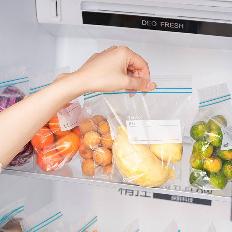 DHAO 90pcs Reusable Food Storage Bags For Salad Fruit