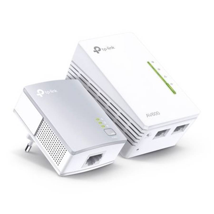 Tp-Link - WPA4221 KIT 300Mbps AV600 Wi-Fi Powerline Extender Starter Kit - Tp-Link - WPA4221 KIT ...