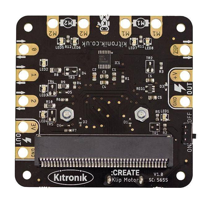 Kitronik (5655) Motor Driver Board, 4.5 V, BBC micro:bit