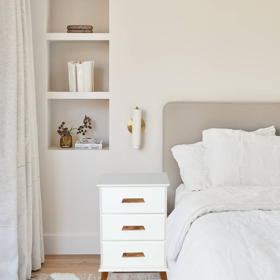 Pedestal- 3 Drawers-Black or White