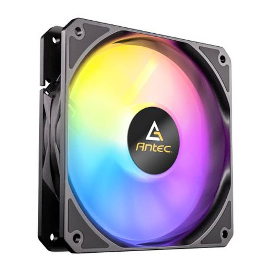 Antec - P12 PWM 120mm ARGB Reverse Case Fan - Black - Antec - P12 PWM 120mm ARGB Reverse Case Fan...