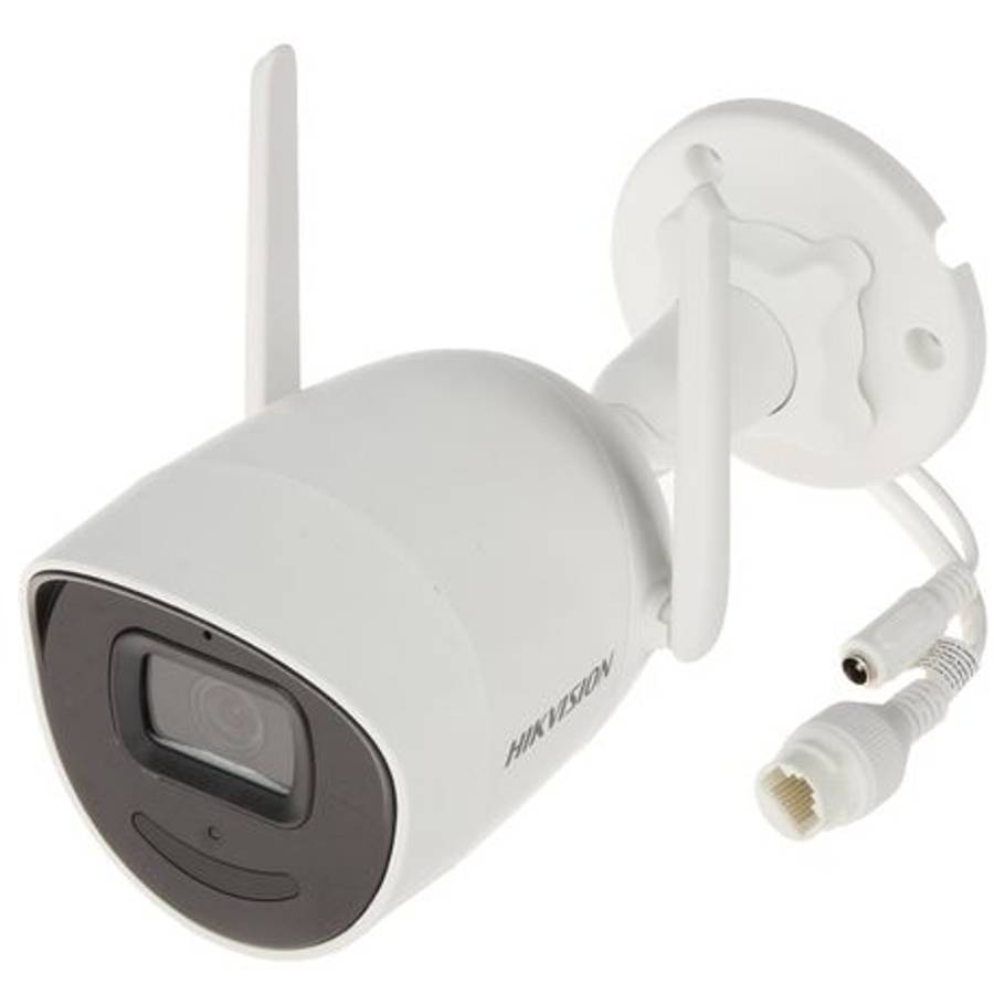 Hikvision - Bullet Wireless Outdoor Security Camera, 4mm Lens, 2MP - Hikvision - Bullet Wireless ...