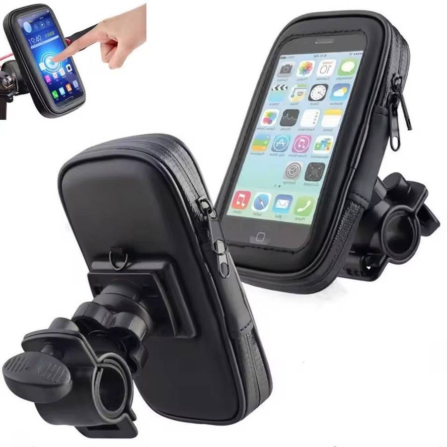 Waterproof Motorcycle Phone Holder- Universal Bike Mount with 360 Rotation