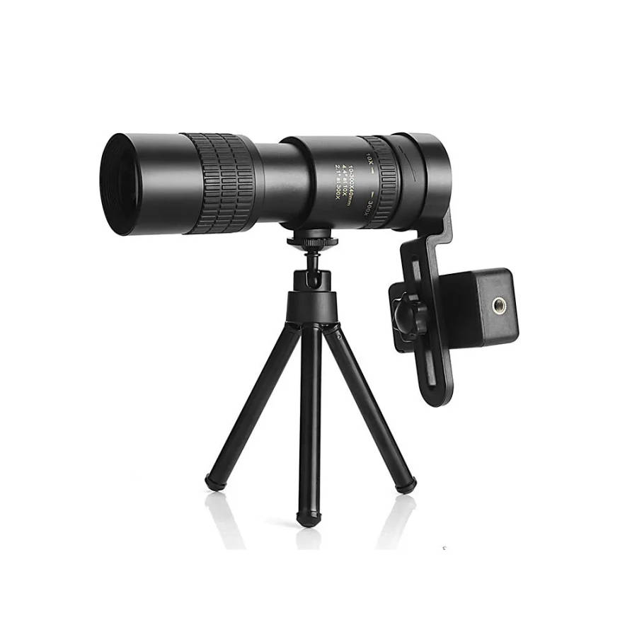 Techme 10-30x40 Zoom Professional Metal Monocular Telescope for Outdoors - OPEN BOX