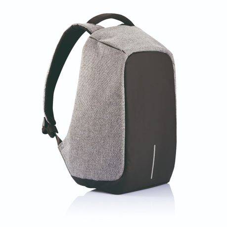 Anti-theft Travel Backpack Laptop School Bag with USB Charging Port - Grey