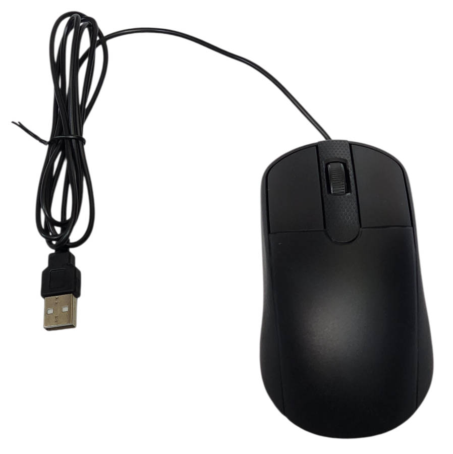 Essential Wired Keyboard & Mouse Combo - Full-Size, Plug-and-Play