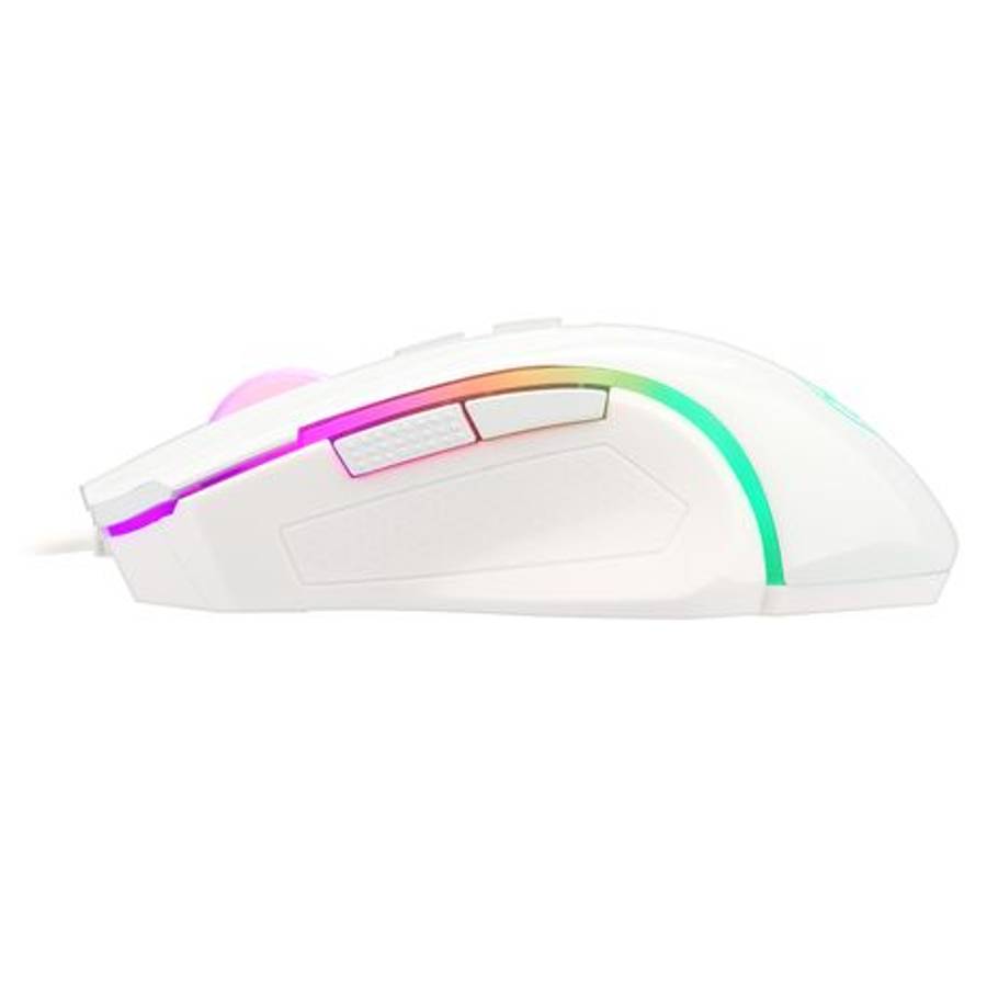 Redragon - Griffin 7200DPI Gaming Mouse - White - Redragon - Griffin 7200DPI Gaming Mouse - White