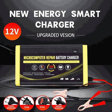 12V 7A Lead Acid Microcomputer Repair Battery Charger for Car/Motorcycle