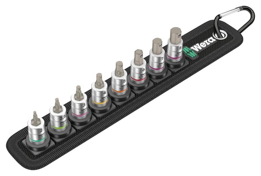 Wera (BELT 2) Bit Set, 1/4" Drive, 8 Piece