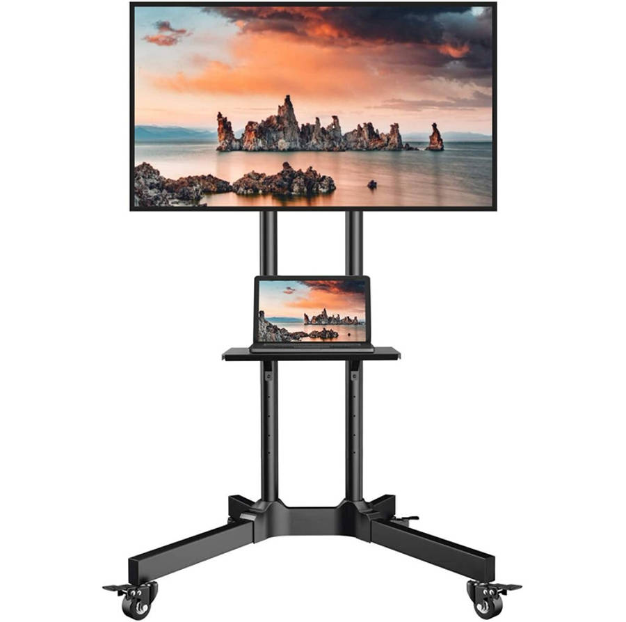 Mobile TV Trolley Stand Cart With Wheels