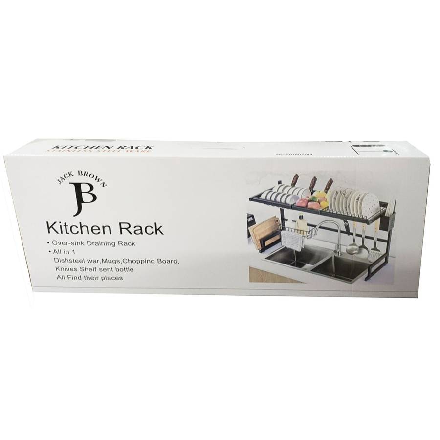 Jack Brown 85 cm Kitchen Over The Sink Dish Drying Rack