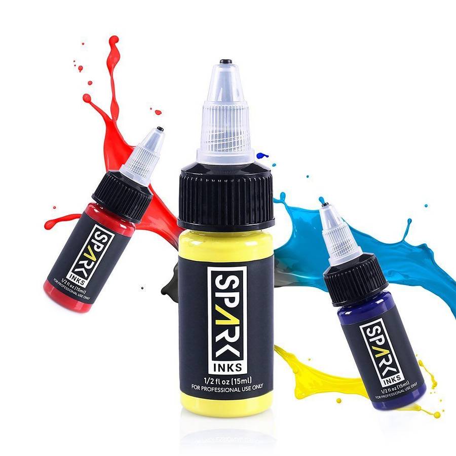 Professional Colorful Tattoo Ink - Set of 14 x 30ml