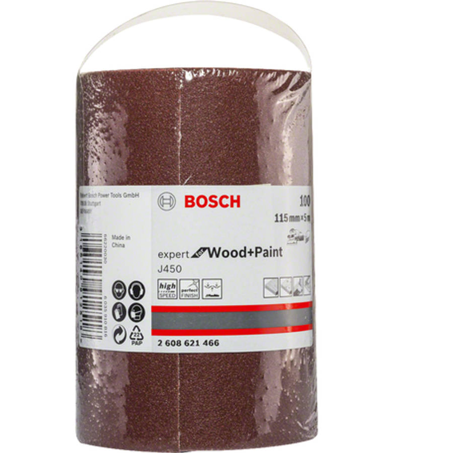 Bosch - GSS 140 J450 Sanding roll 5m cloth backing Grit 120 - Bosch - GSS 140 J450 Sanding roll 5...