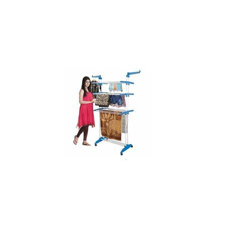 3 Layer Drying Rack - Layered Clothes Hanger - Blue