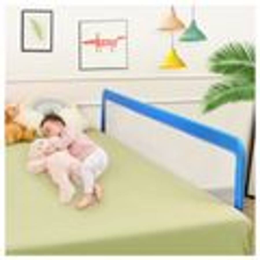 102cm Safety Classic Bed Guard Rail For Toddlers - Blue