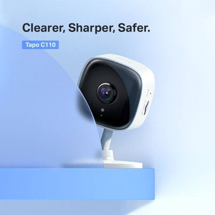 Tp-Link - Tapo C110 Home Security Wi-Fi Camera / 3MP UHD with Night Vision - Tp-Link - Tapo C110 ...