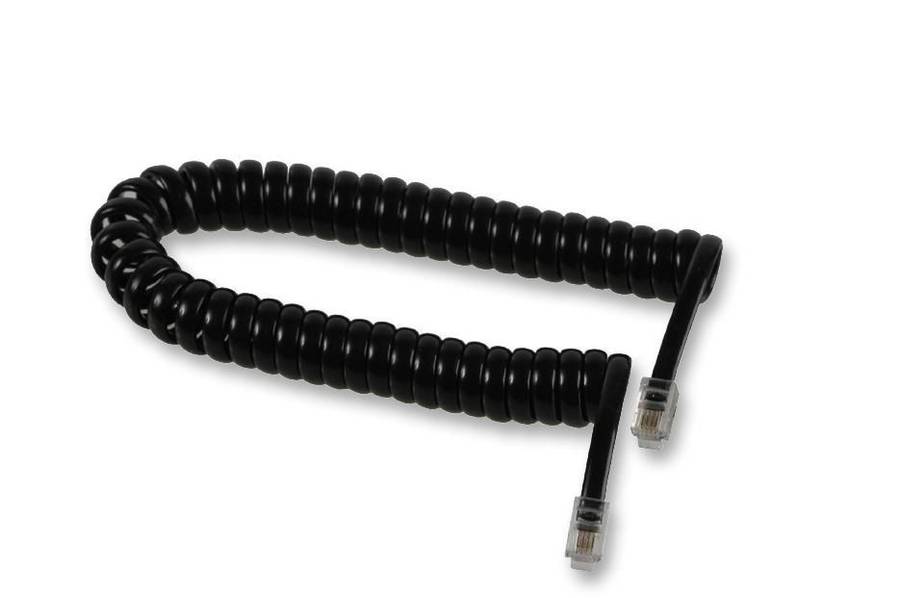 Pro Signal PPW00039 Telephone Modular Cable, RJ10 Plug to RJ10 Plug, Black
