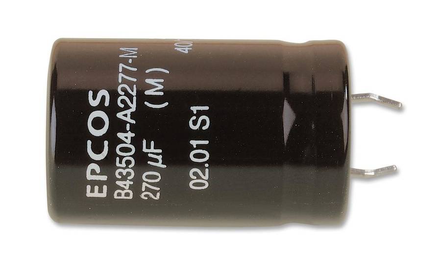 EPCOS (B43504A2227M000) Electrolytic Capacitor, Snap-in, 220 µF, 250 V
