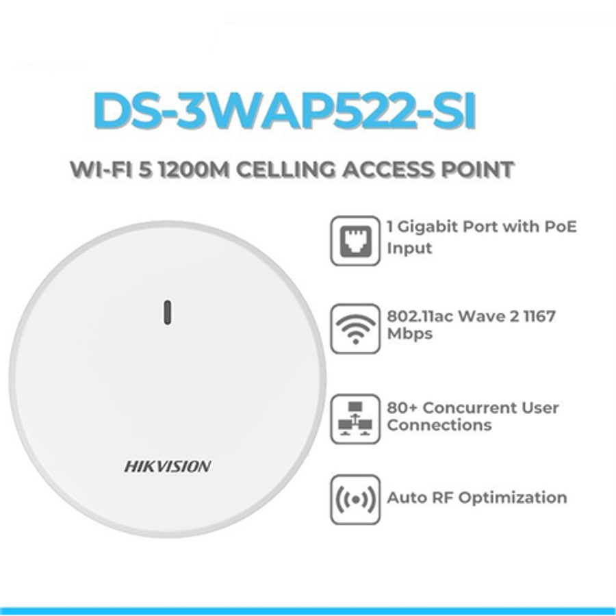 Wi-Fi 5 1200Mbps Celling Access Point - Wi-Fi 5 1200Mbps Celling Access Point