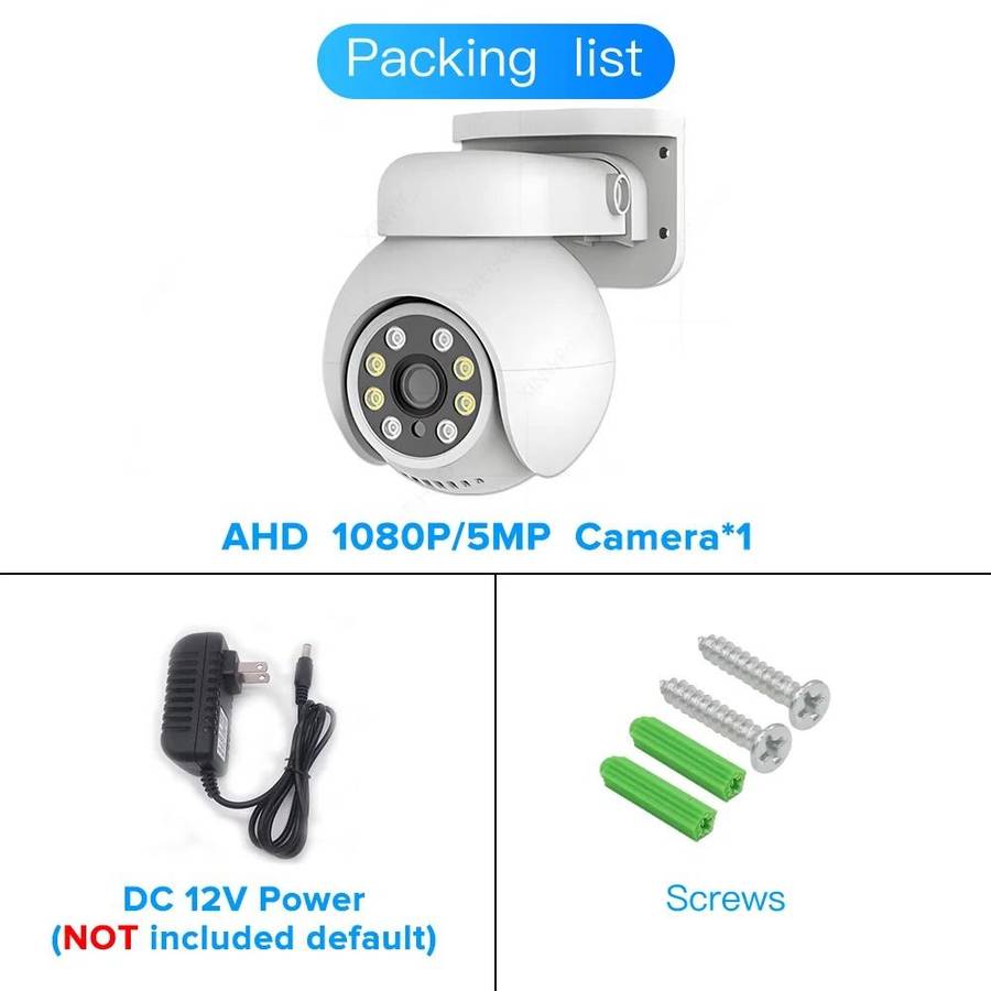 4 in1 5MP PTZ Camera