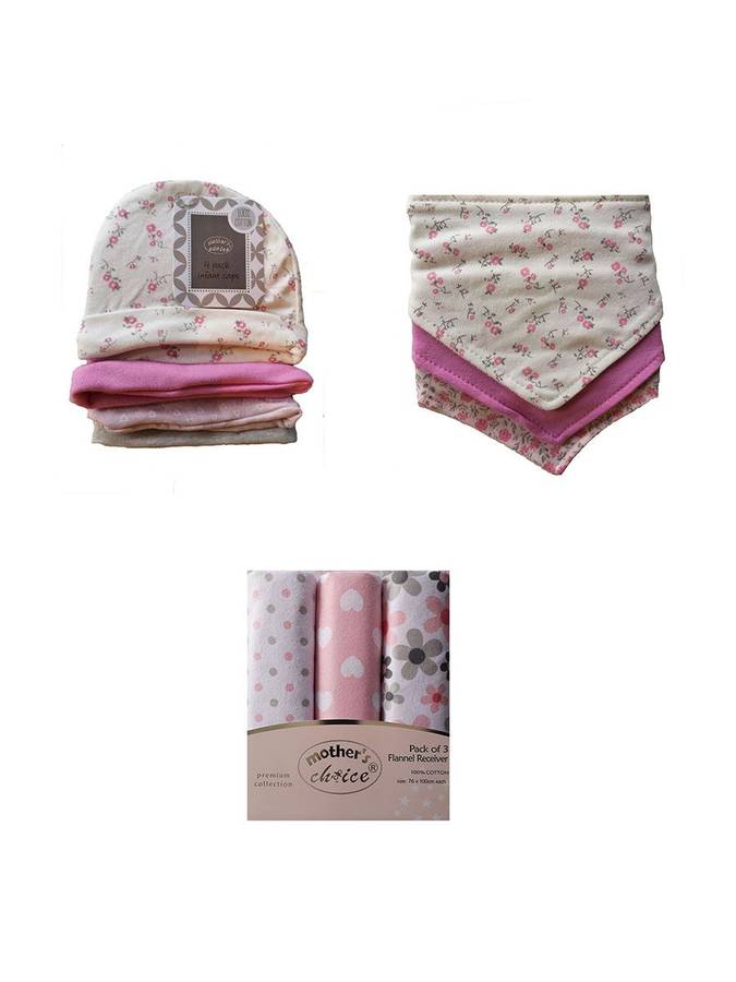 Mothers Choice 100 % Cotton 10 Piece Flower Set