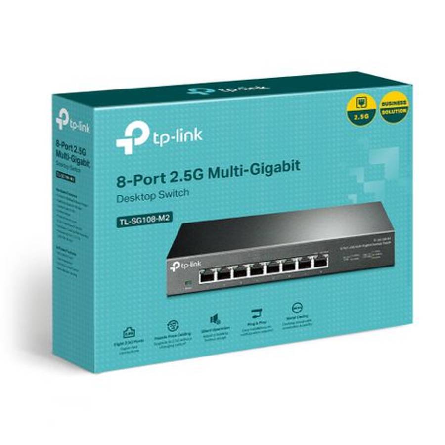 Tp-Link - 8-Port 2.5G Desktop Switch - Tp-Link - 8-Port 2.5G Desktop Switch