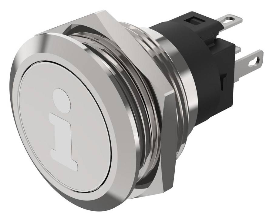 EAO (82-6151.1A54.B004) Vandal Resistant Switch, 82 Series, 22 mm