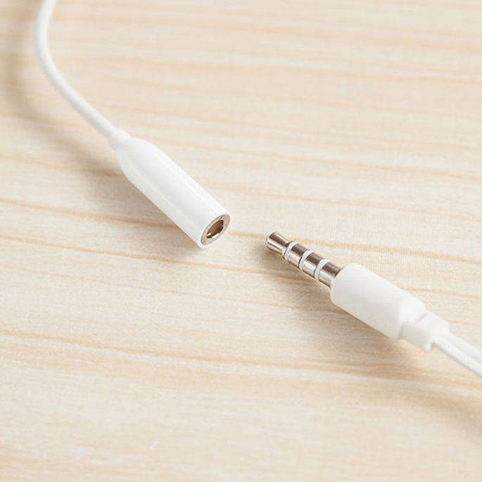 USB Type-C to Aux 3.5mm Audio Connector Adapter - White