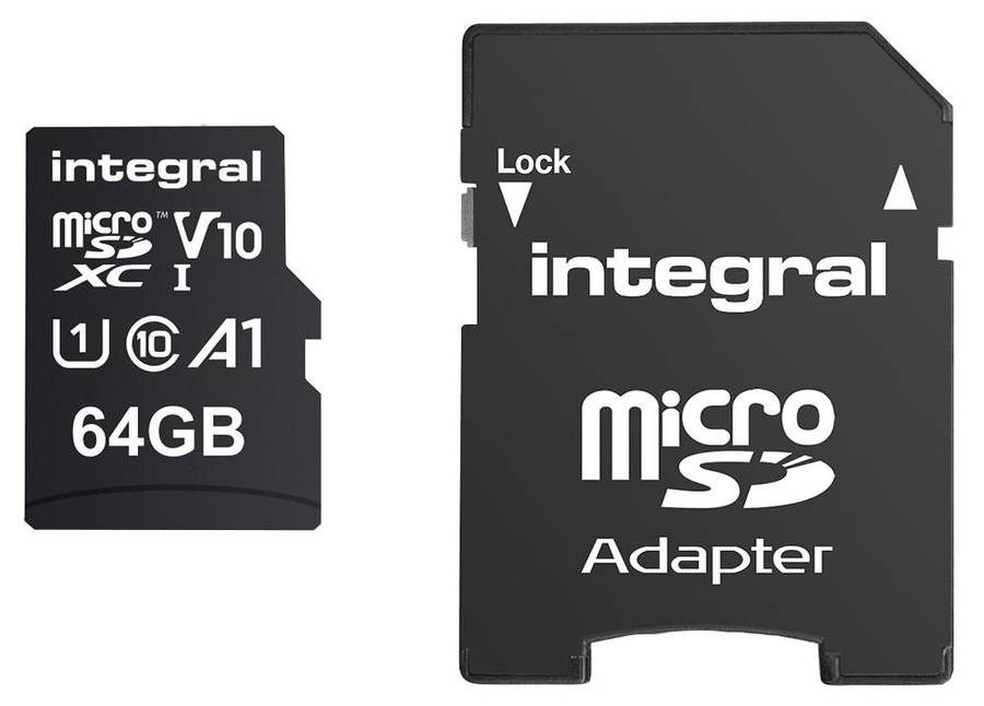 Integral (INMSDX64G-100V10) Flash Memory Card, 64 GB