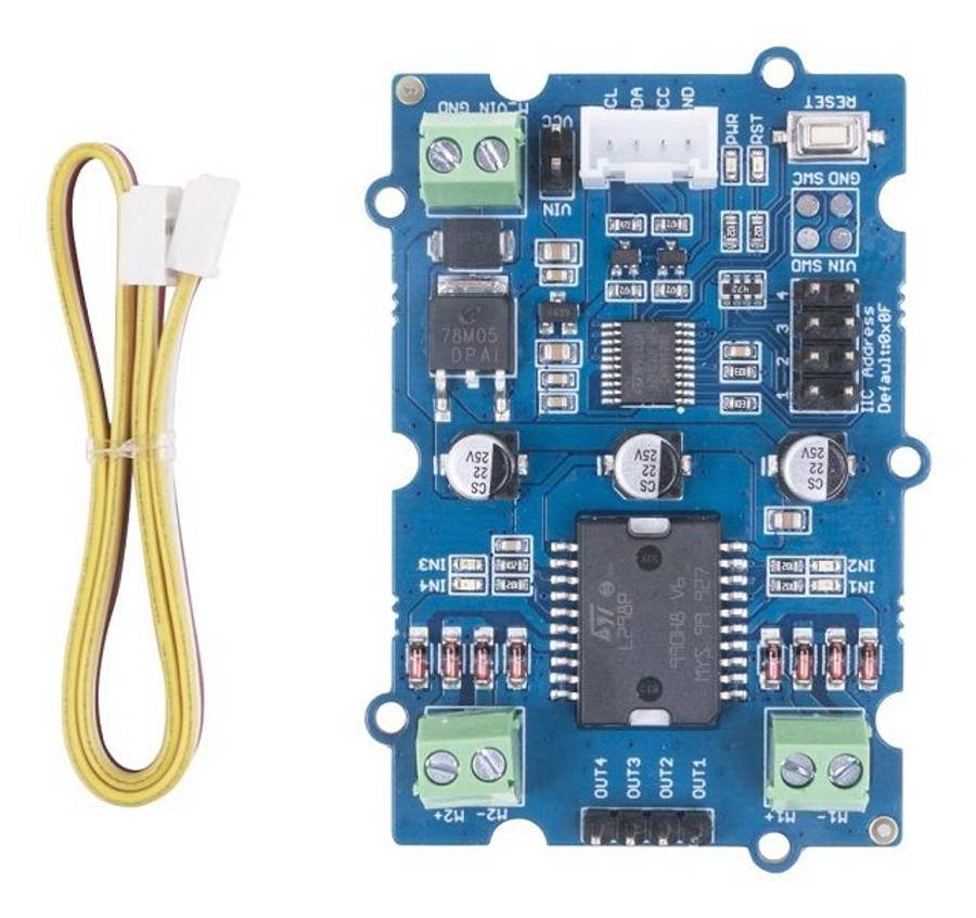 Seeed Studio (105020093) Motor Driver Board, with Cable, 6V to 12V DC