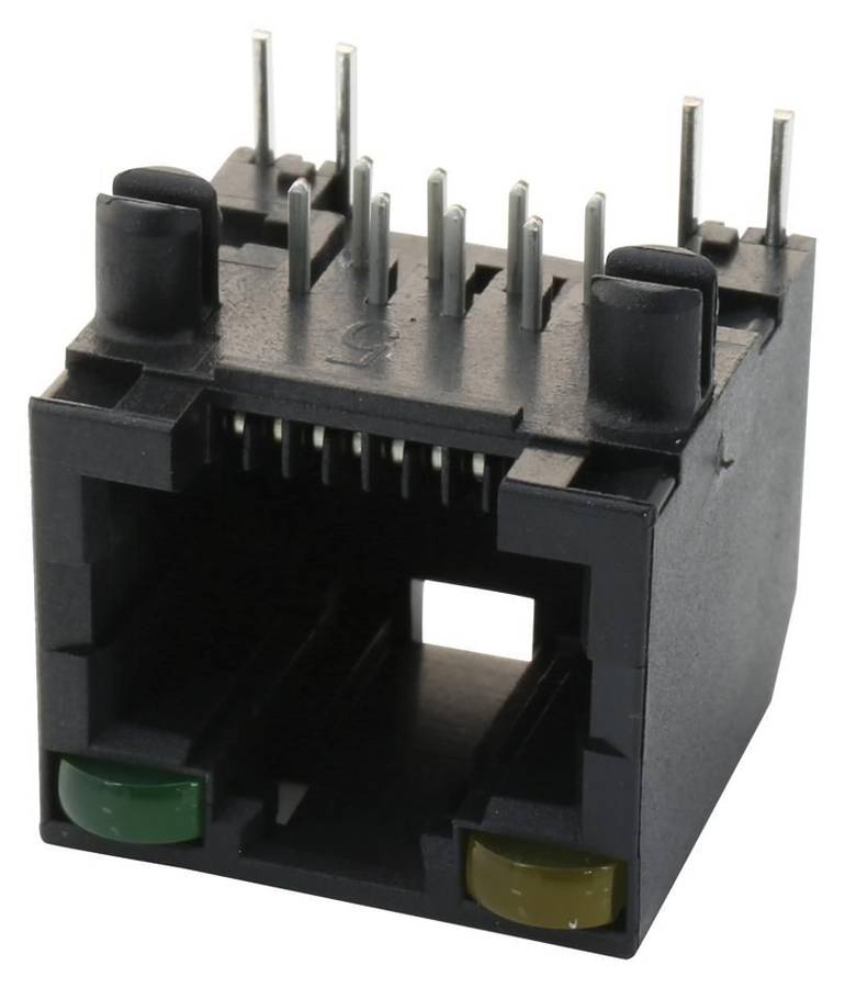 Amphenol (RJHSE-5081) Modular Connector, RJ45 Jack, 1 x 1 (Port), 8P8C