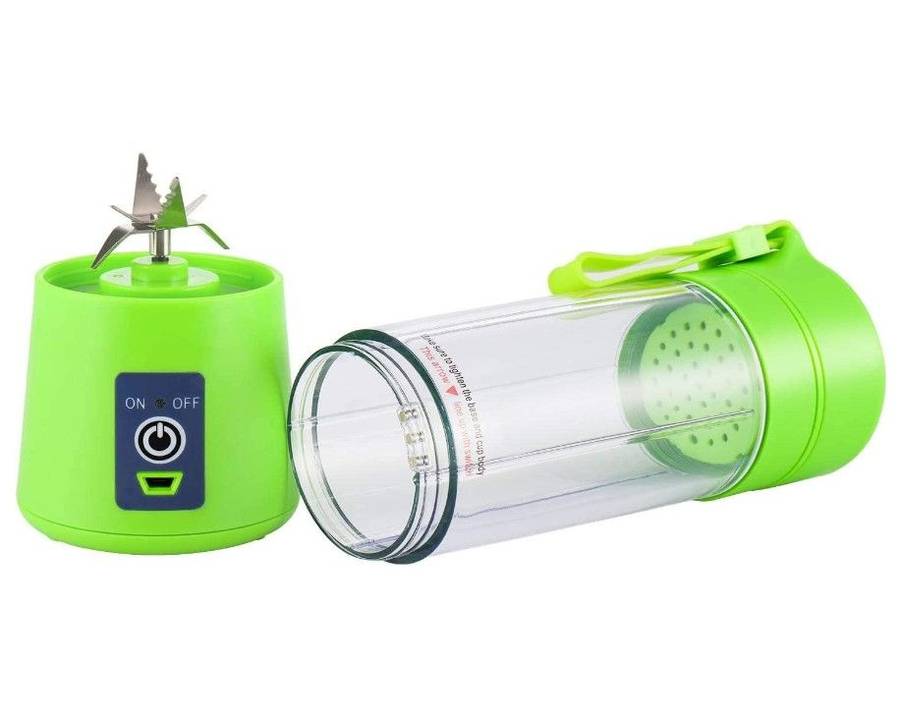 USB Rechargeable Mini Portable Electric Fruit Juicer Blender Smoothie Maker