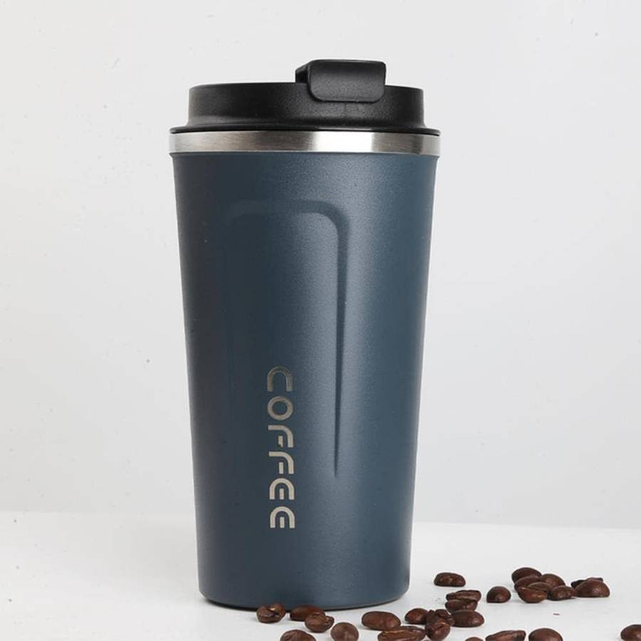 Stainless steel vacuum travel coffee mug - 510ml