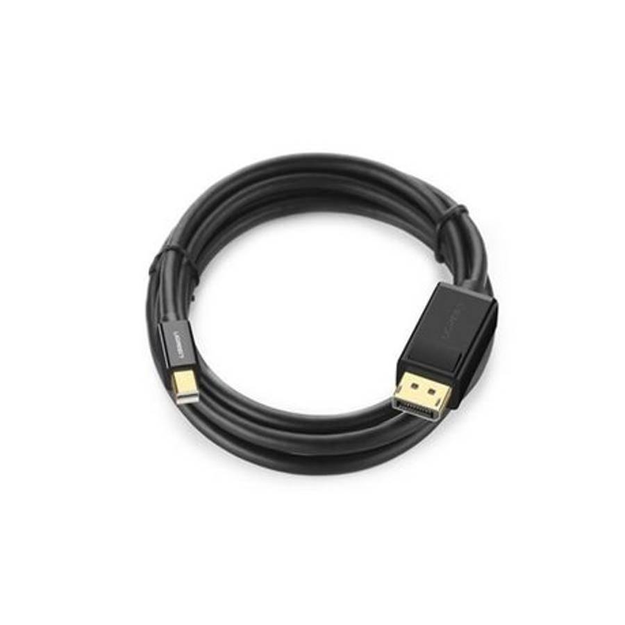 Ugreen - Mini DisplayPort to DisplayPort Cable 1.5m -Black - Ugreen - Mini DisplayPort to Display...