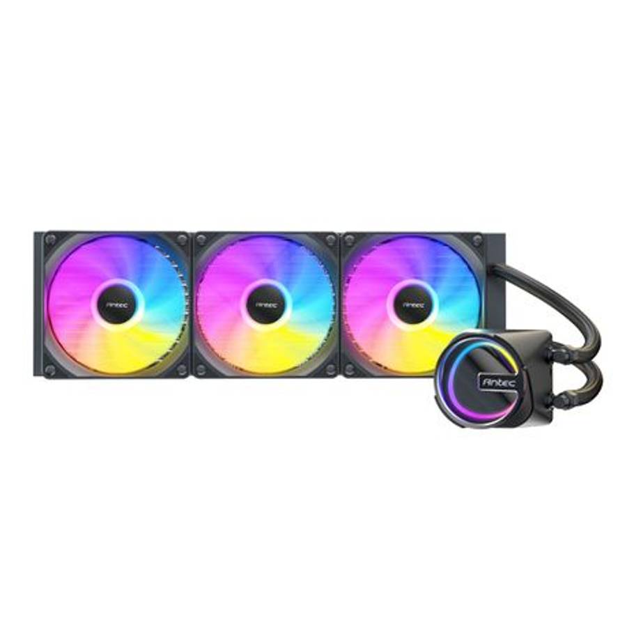 Antec - Skeleton 360 ARGB AIO CPU Liquid Cooler - Black - Antec - Skeleton 360 ARGB AIO CPU Liqui...