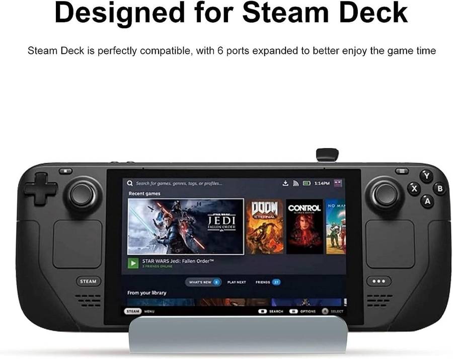 Andowl 6-in-1 Game Console Docking Station Q-HU860