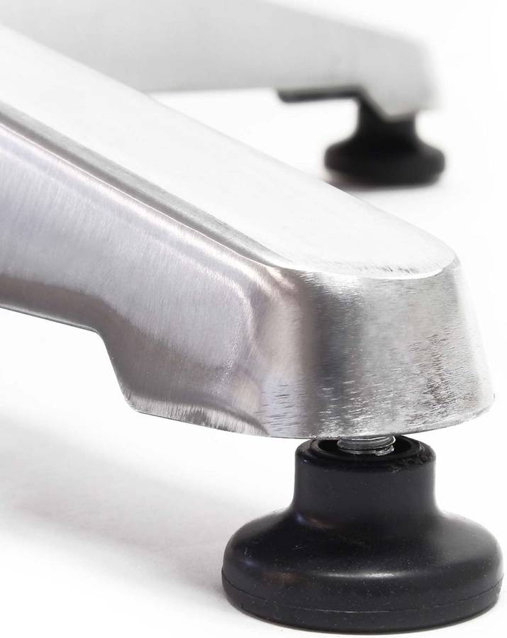 Round Cocktail Bar Table - 60cm Silver Top