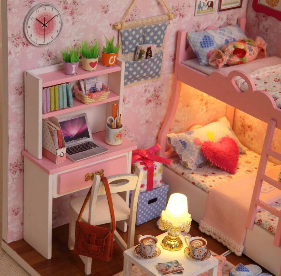 CUTEROOM DIY Miniature House - Pink Blossom Age