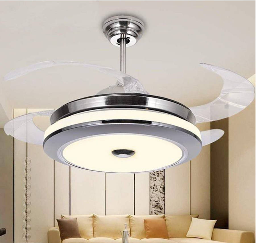 Hello Today Bluetooth Speaker Retractable Ceiling Fan(Display Model)