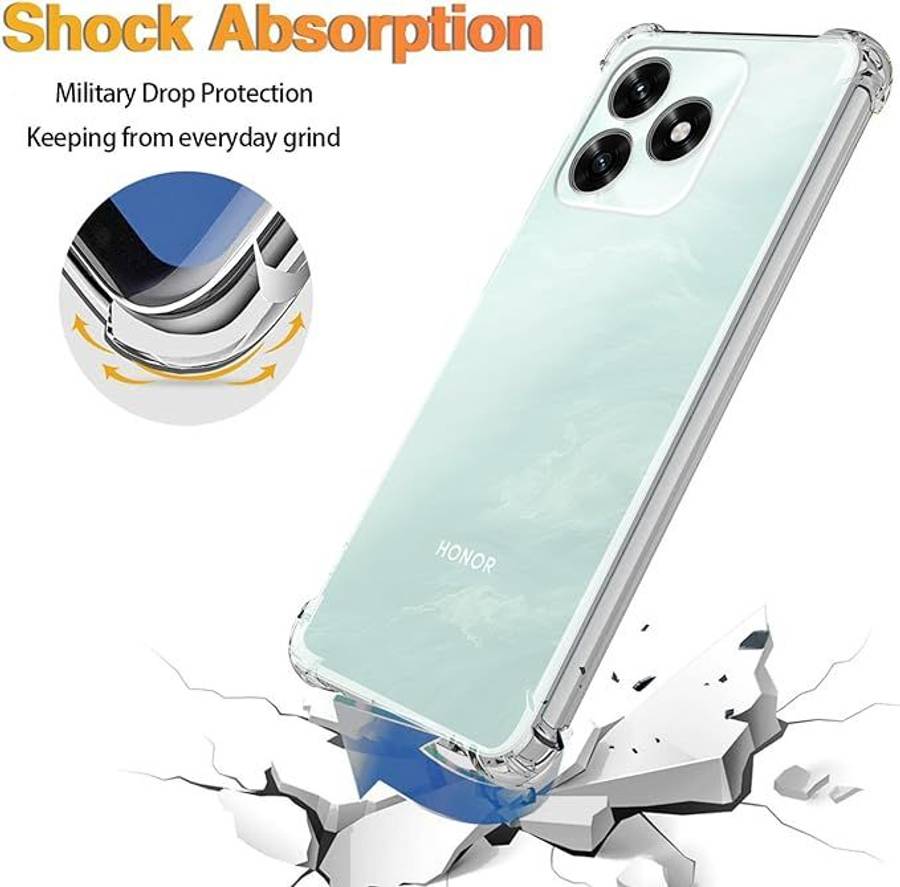 Transparent Clear Cover Compatible with Honor X5c/X5c Plus