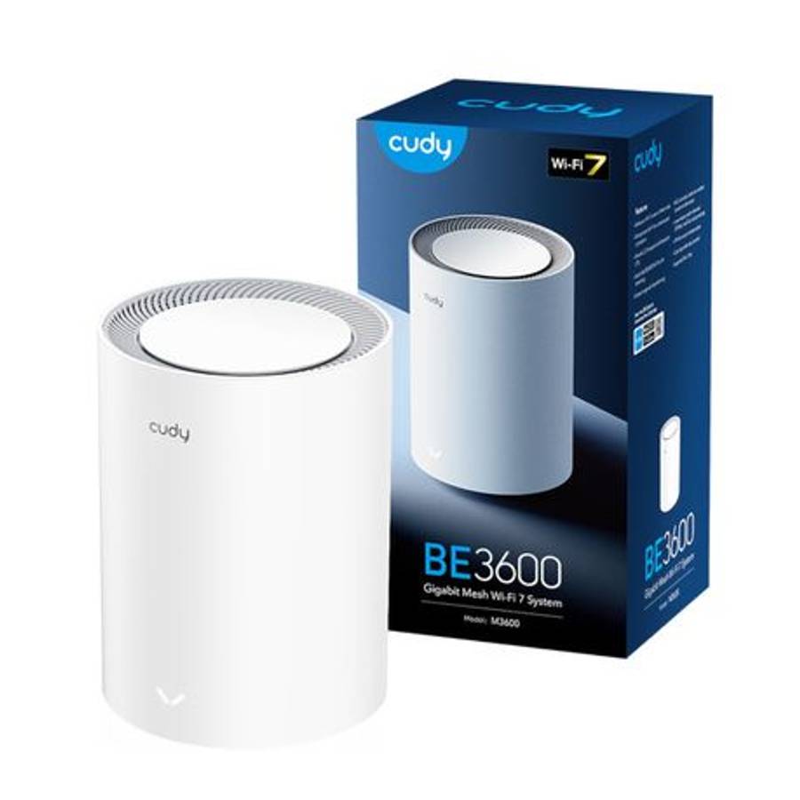 Cudy - BE3600 Gigabit Mesh Wi-Fi 7 System - 1 Pack - Cudy - BE3600 Gigabit Mesh Wi-Fi 7 System - ...