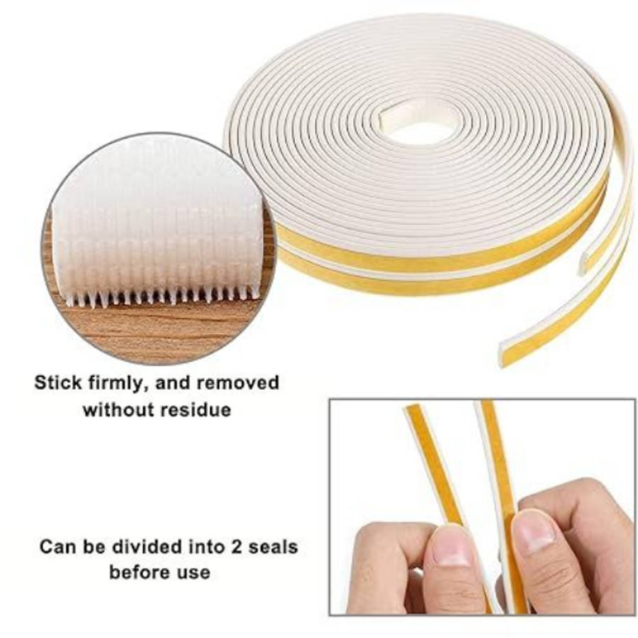 Universal Door and Window Weather Seal and Soundproofing Type I - 10 Metres