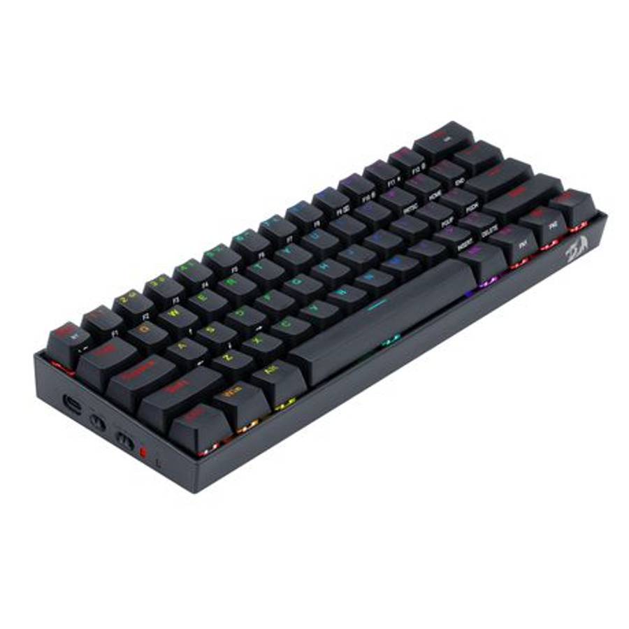 Redragon - Draconic PRO Mechanical 60% Wireless RGB Gaming Keyboard - Black - Redragon - Draconic...