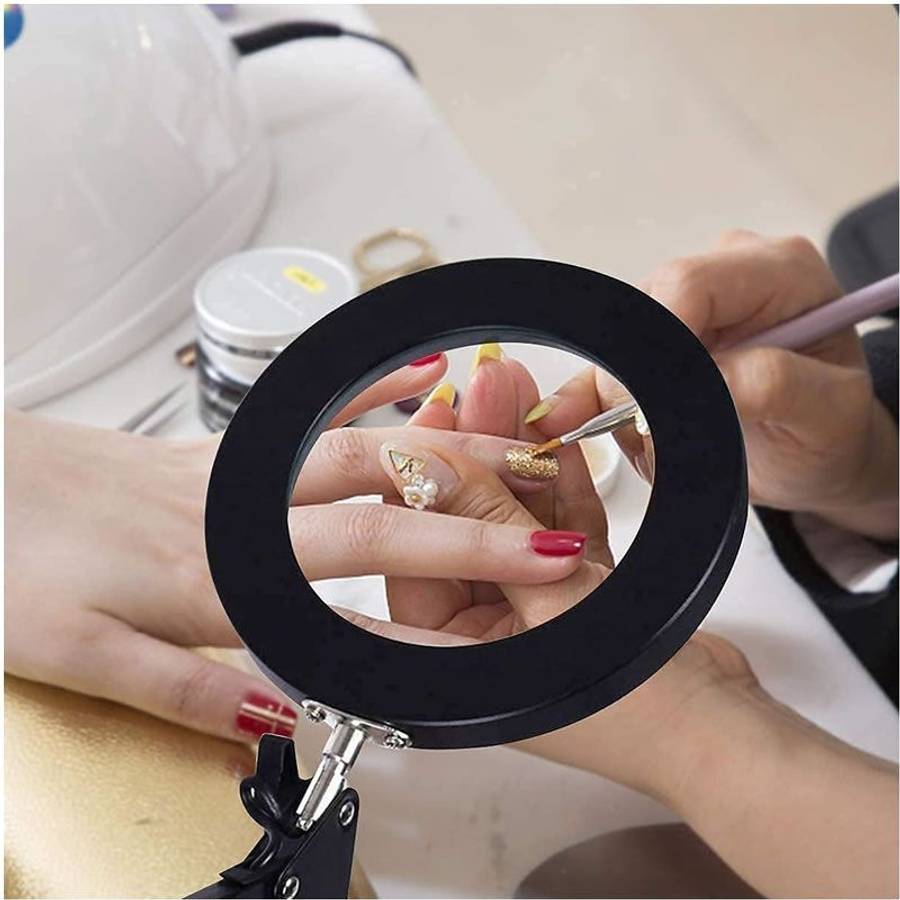 LED Light 10x Magnifying 5V 2A Glass Desk Light