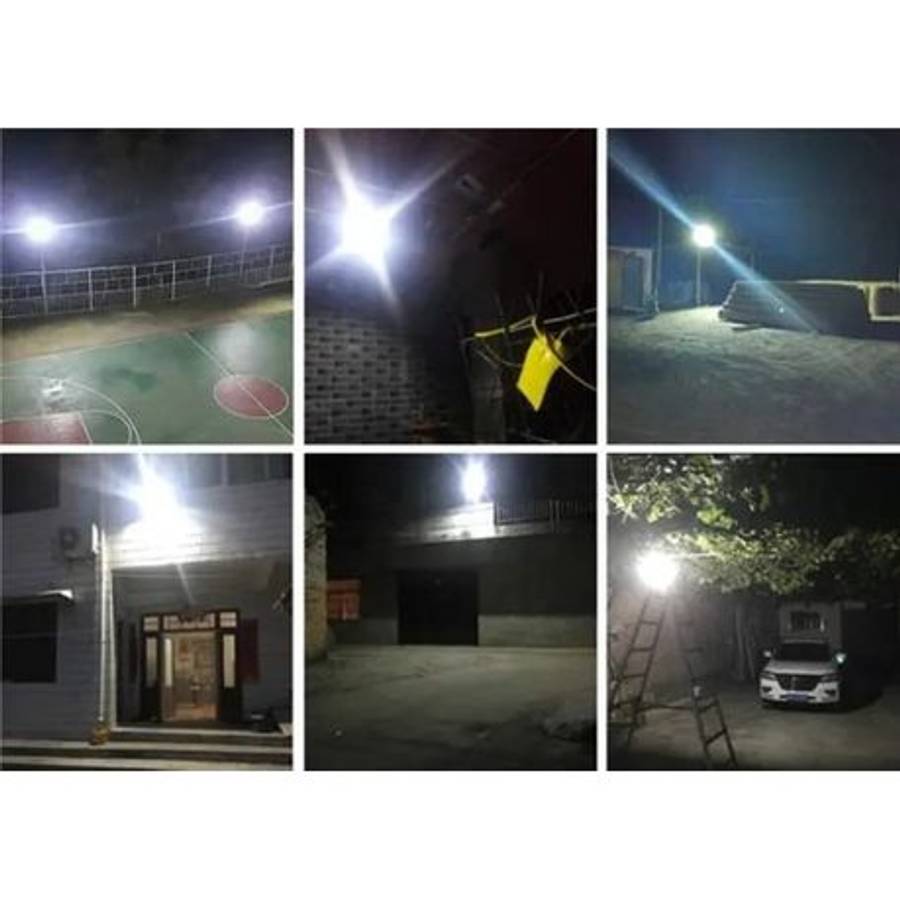 Solar Powered Lights Outdoor Bright Solar Light White Light IP65 Waterproof 60W