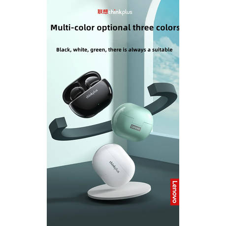 LENOVO - Thinkplus -XT93 - Wireless Stereo Earbuds With Dual HD Mic - Black