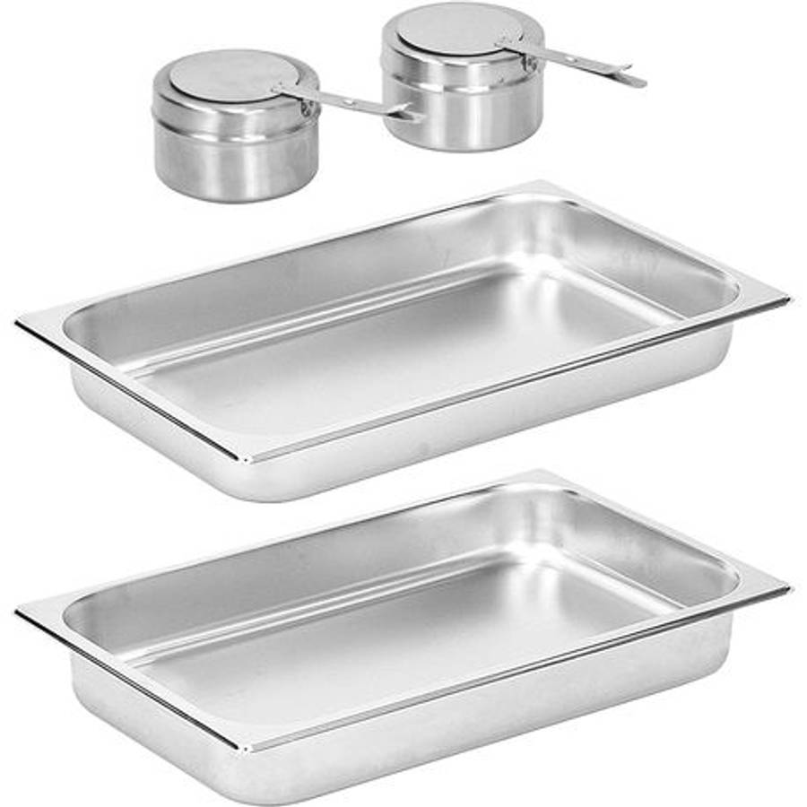 High Quality Stainless Steel Food Warming Single Pan Chafing Dish - 9 Ltr (PLEASE READ DESCRIPTION)