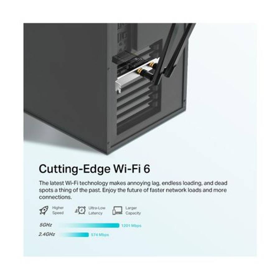 Tp-Link - Archer TX20E AX1800 WiFi 6 Bluetooth 5.2 PCIe Adapter ,Fast, Secure - Tp-Link - Archer ...