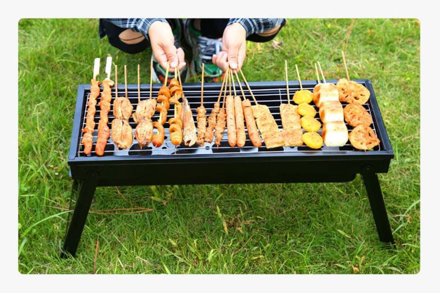 Foldable BBQ Grill Braai Stand (Grill Net 60cm x 22cm)